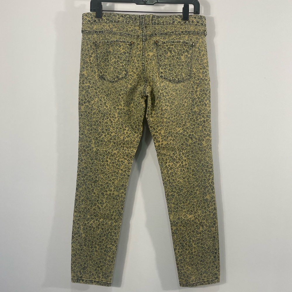 Free People Skinny Flower Jeans, Size 29, Low rise jeans, floral, Multi colored - Picture 2 of 10